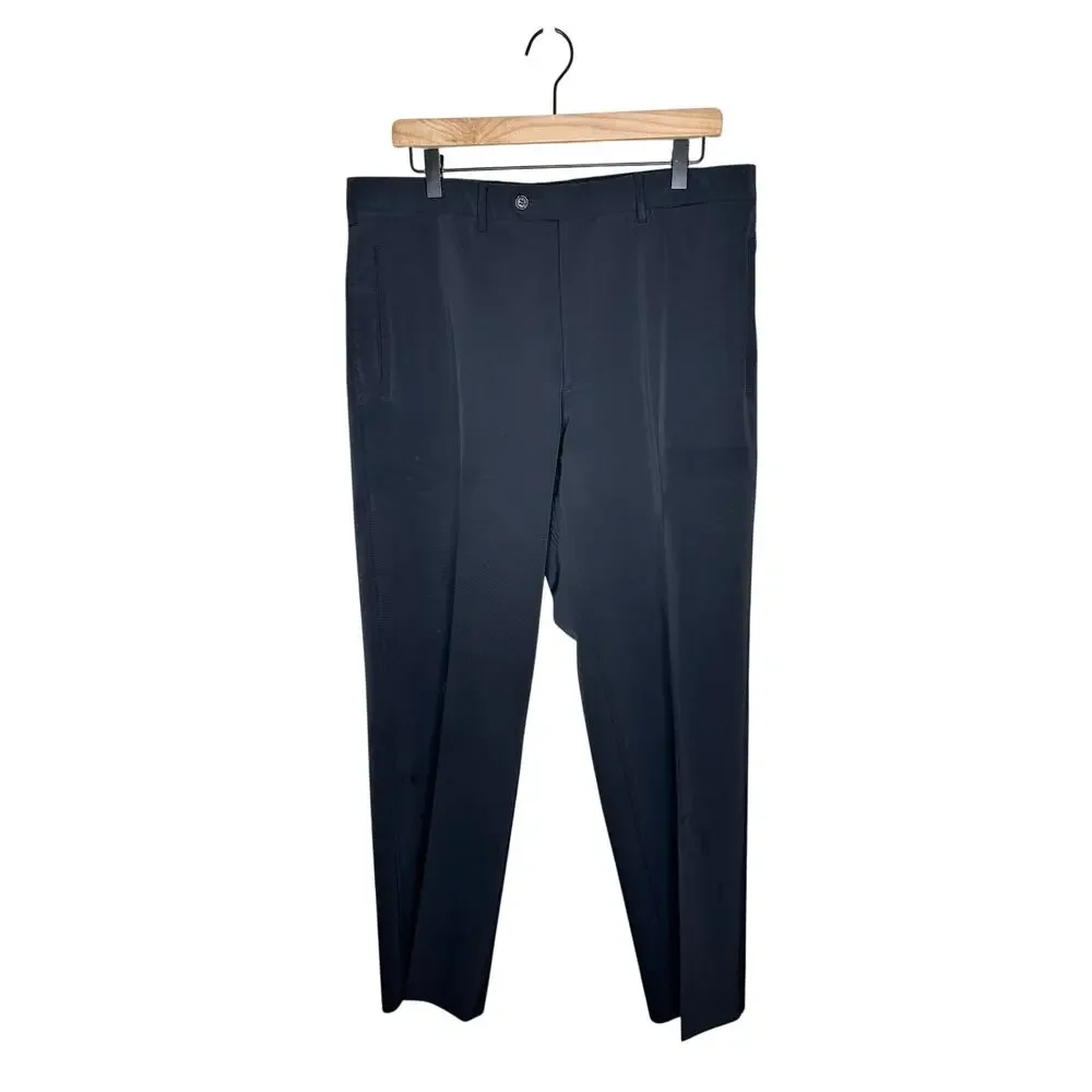 Prada Techno Stretch Pants Mens IT 52 US 36 Black Technical Trousers Italy